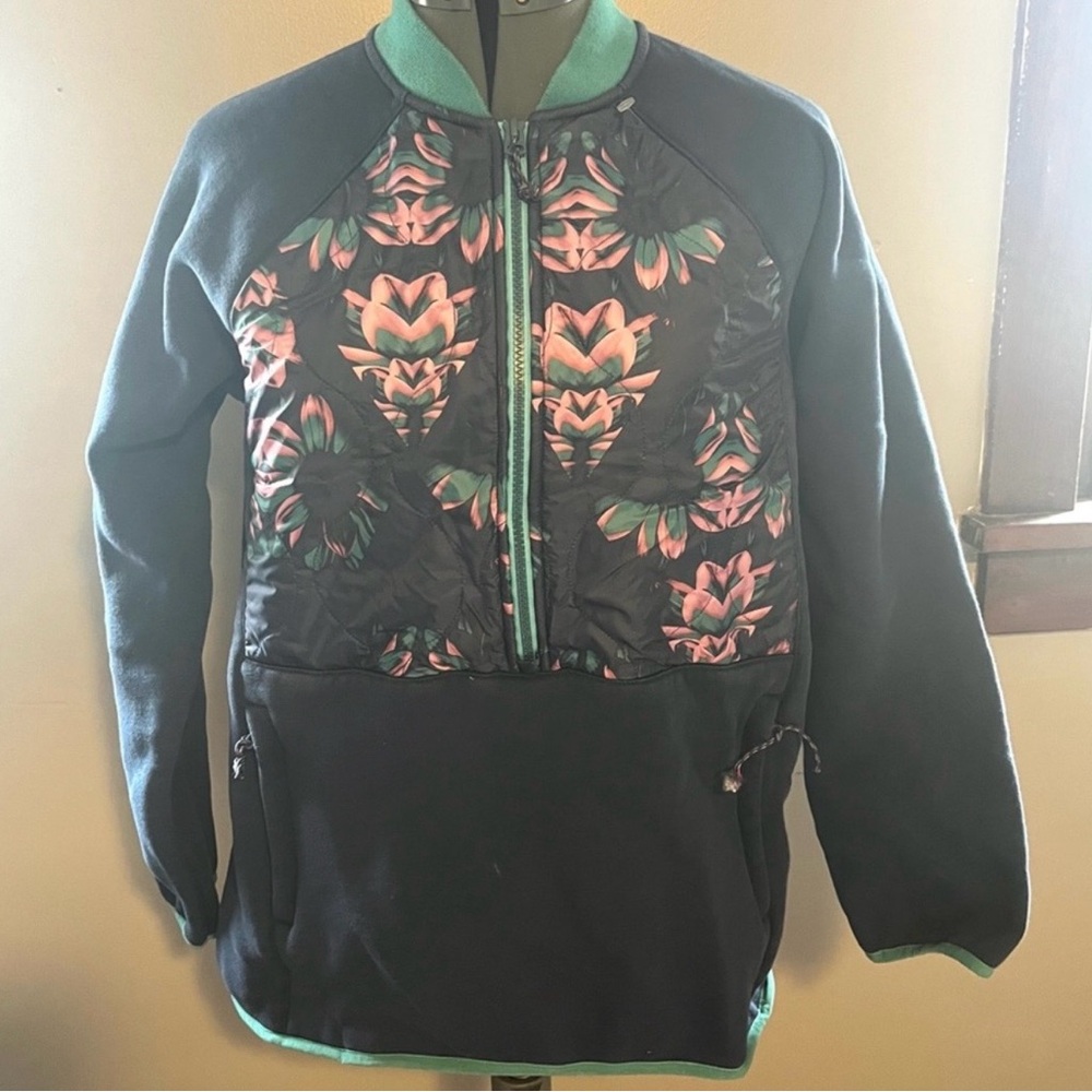 Burton Khalsa Hybrd Quarter Zip Womens Large